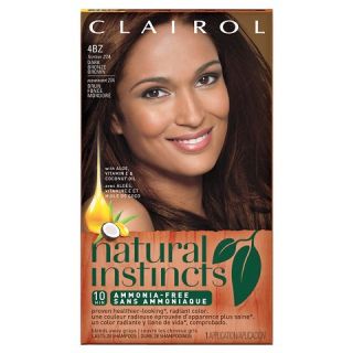 Clairol Natural Instincts Hair Color 4BZ/27A Dark Bronze Brown