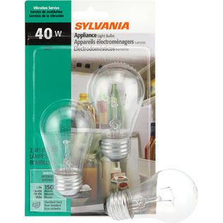Sylvania  Incandescent Clear Appliance Lamp A15 Medium Base 120V Light