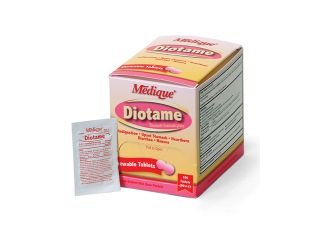 Medique Diotame Chewable Stomach Tablets (2 Per Pack, 50 Packs Per Box) MS 71190