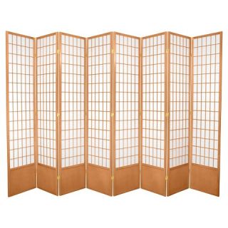 ft. Tall Window Pane Shoji Screen (8 Panels)