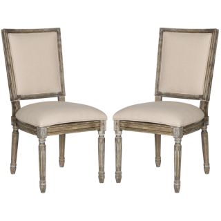 Safavieh Lester Grey Dining Chair (Set of 2)
