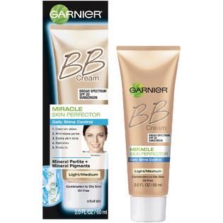 Garnier Miracle Skin Perfecter, B.B. Cream, Light/Medium, 2 fl oz (60