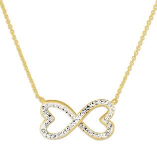 Crystal Infinity Heart Pendant   Jewelry   Pendants & Necklaces