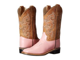 Old West Kids Boots Western Boots (Toddler/Little Kid) Brown Canyon/Dark Pink