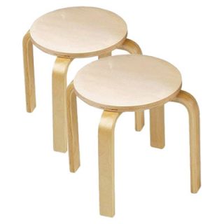 Wooden Sitting Kids Stool by Anatex