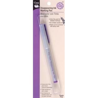 Dritz Disappearing Ink Marking Pen Fine Point Purple   Home   Crafts