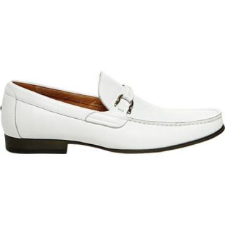 Mens Steve Madden Winlock Slip On White Leather   Shopping