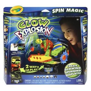 Crayola Glow Explosion™ Spin Magic   Toys & Games   Arts & Crafts
