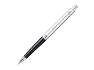 Pentel S55 Classic Deluxe Automatic Pencil, 0.50 mm, Black/Silver Barrel