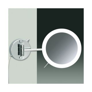 Wall Mount LED 3X Magnifying Mirror with Wired Connection by Windisch