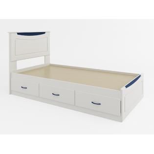 Ameriwood  Mates Twin Storage Bed with Colored Panels