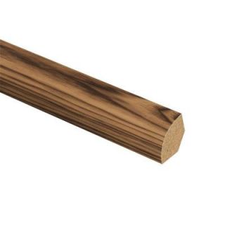 Zamma Smoked Hickory 5/8 in. Thick x 3/4 in. Wide x 94 in. Length Laminate Quarter Round Molding 013141733