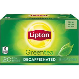 Lipton Decaffeinated Green Tea, 40 ct
