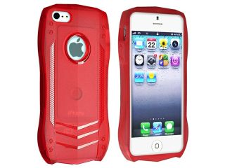 Insten 2 Pack Sports Car TPU Rubber Case Covers   Red, Yellow Compatible With Apple iPhone 5 / 5s 826705