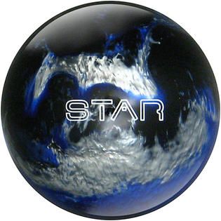 Elite Star Blue/Black/Silver Bowling Ball
