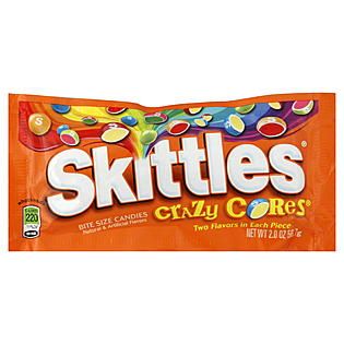 Skittles  Crazy Cores Bite Size Candies, 2 oz (56.7 g)