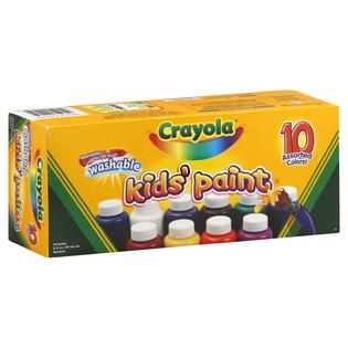 Crayola Kids Paint, 10   2 fl oz (59 ml) bottles   Toys & Games