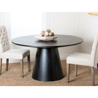 ABBYSON LIVING Sienna Round Wood Dining Table   15561018  