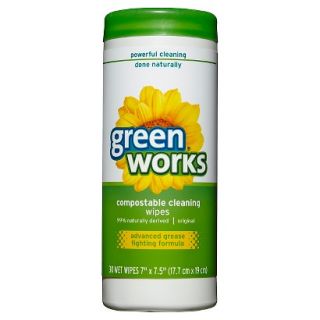 Green Works Original Scent Compostable Cleaning Wipes 30 ct