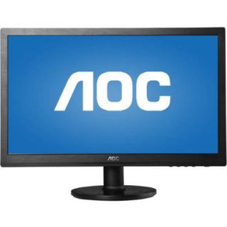 AOC Monitor 20" Class Full HD 1920x1080 Wide Viewing Angle Panel VGA DVI D M2060SWD2