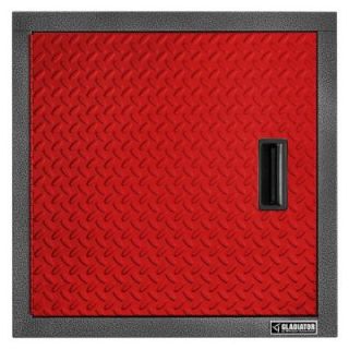 Gladiator Premier Series Pre Assembled 24 in. H x 24 in. W x 12 in. D Steel Garage Wall Cabinet in Racing Red Tread GAWG241DDR