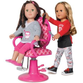 My Life As Hairstylist 18" Doll, 2 Assorted, Caucasian/Hispanic