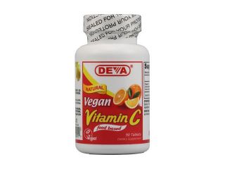 Deva Vegan Vitamins All Natural Vitamin C, 90 Tablets