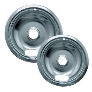 Range Kleen 6 in. Small and 8 in. Large Drip Bowl Plated (2 Pack) 12562X