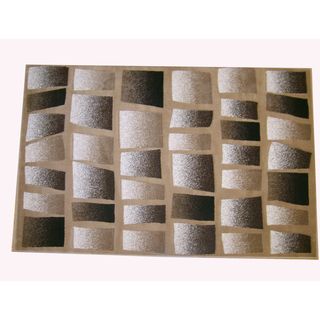 Generations Champagne Abstract Tranche Rug (79 x 105)