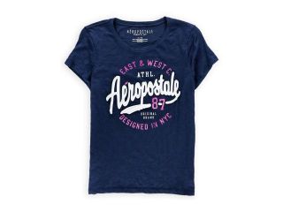 Aeropostale Womens East & West Athl. Embellished T Shirt 102 XS