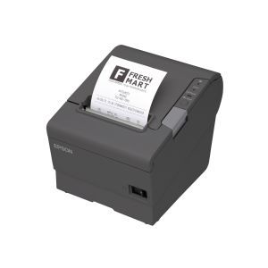 Epson TM T88V   Receipt printer   monochrome   thermal line   Roll (8 cm)   up to 708.7 inch/min   USB   Open Box (Missing DVD Driver)  C31CA85090