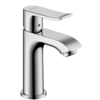 Hansgrohe Metris E 100 Single Hole 1 Handle Low Arc Bathroom Faucet in Chrome 31088001