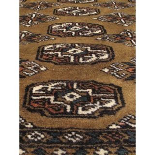 eCarpet Gallery Peshawar Bokhara Hand Knotted Dark Dull Yellow Area