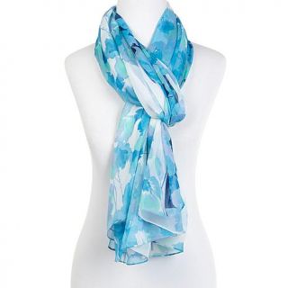 Curations Caravan Santorini Floral Scarf   7666879