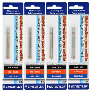 Staedtler Multi Action Ball Point Pen Refills (Pack of 12)   14990887