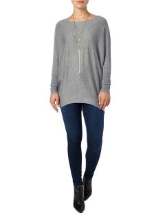 Phase Eight Becca batwing long sleeved jumper Grey