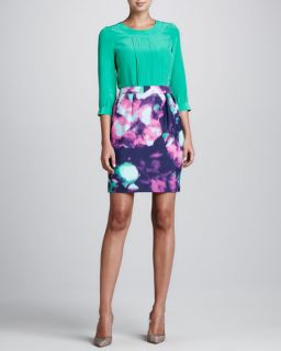 kate spade new york barry floral print skirt