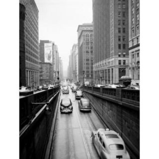 USA, New York City, Park Avenue ramp below Grand Central Station Poster Print (18 x 24)