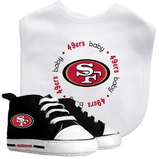 Baby Fanatic NFL San Francisco 49ers Bib and Pre walker Set   Fitness