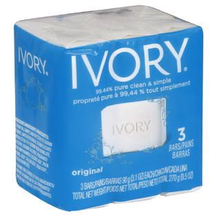 Ivory  Bar Soap, Original, 3   3.1 oz (90 g) bars [9.5 oz (270 g)]