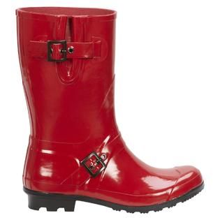 Athletech   Womens Rain Boot Thunder   Red