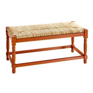 Home Decorators Collection 36 in. W Hamilton Nutmeg Hall Bench DISCONTINUED 0561100920