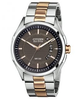 Citizen Mens Drive from Citizen Eco Drive Two Tone Stainless Steel