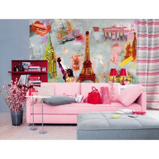Ideal Decor Around The World Wall Mural