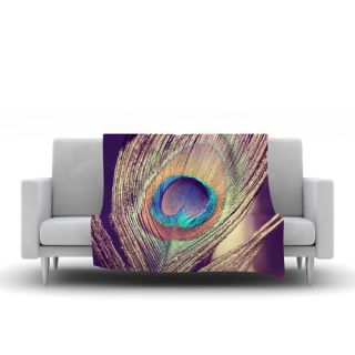 KESS InHouse Proud as a Peacock by Nastasia Cook Fleece Throw Blanket