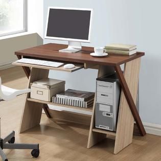 Baxton Studio Rhombus Writing Desk   Home   Furniture   Home Office