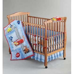 Disney Boys Cars Little Racer Five Piece Baby Crib Bedding Set   Baby