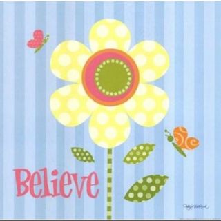 Believe Poster Print by Kathy Middlebrook (12 x 12)