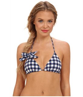 juicy couture gingham style triangle bra