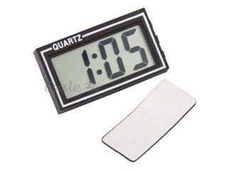 Digital LCD Car Dashboard Desk Date Time Calendar Clock